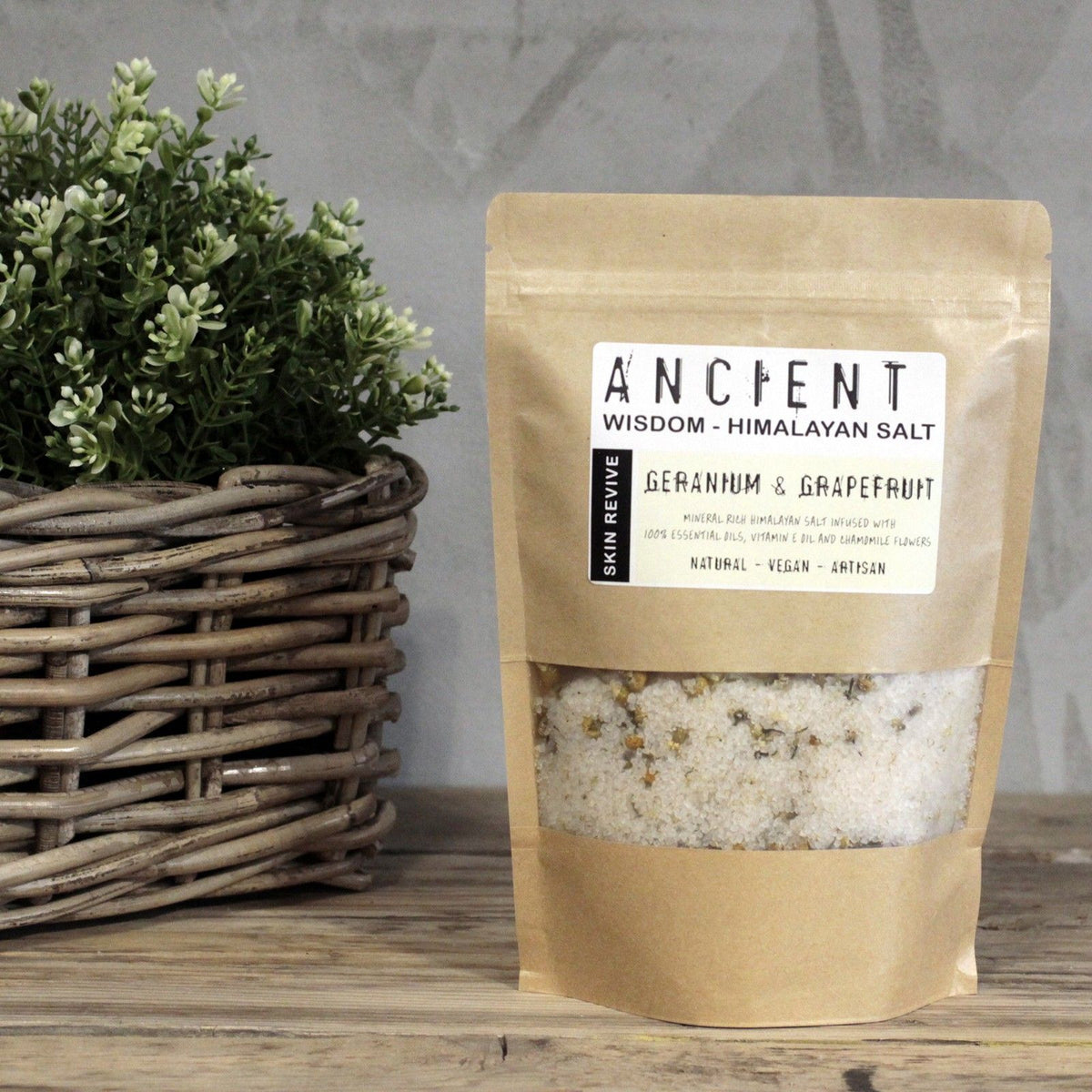 Mezcla de Sal de Baño del Himalaya 500 g — Renueva tu Piel