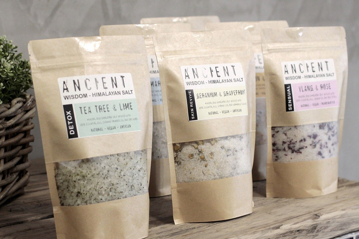 Mezcla de Sal de Baño del Himalaya 500 g — Renueva tu Piel