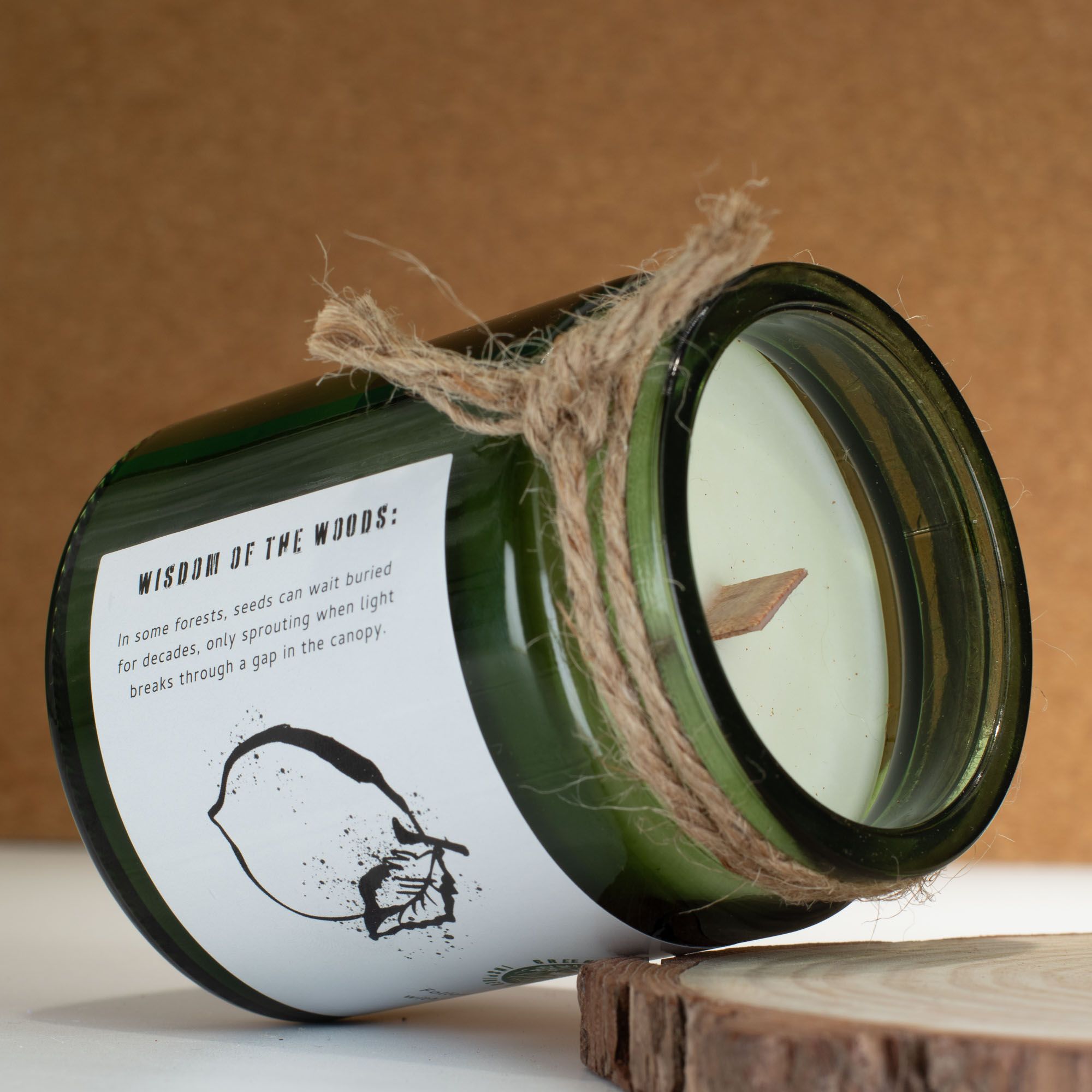 Vela de soja Greenman Woodwick - Cedro y Cítricos